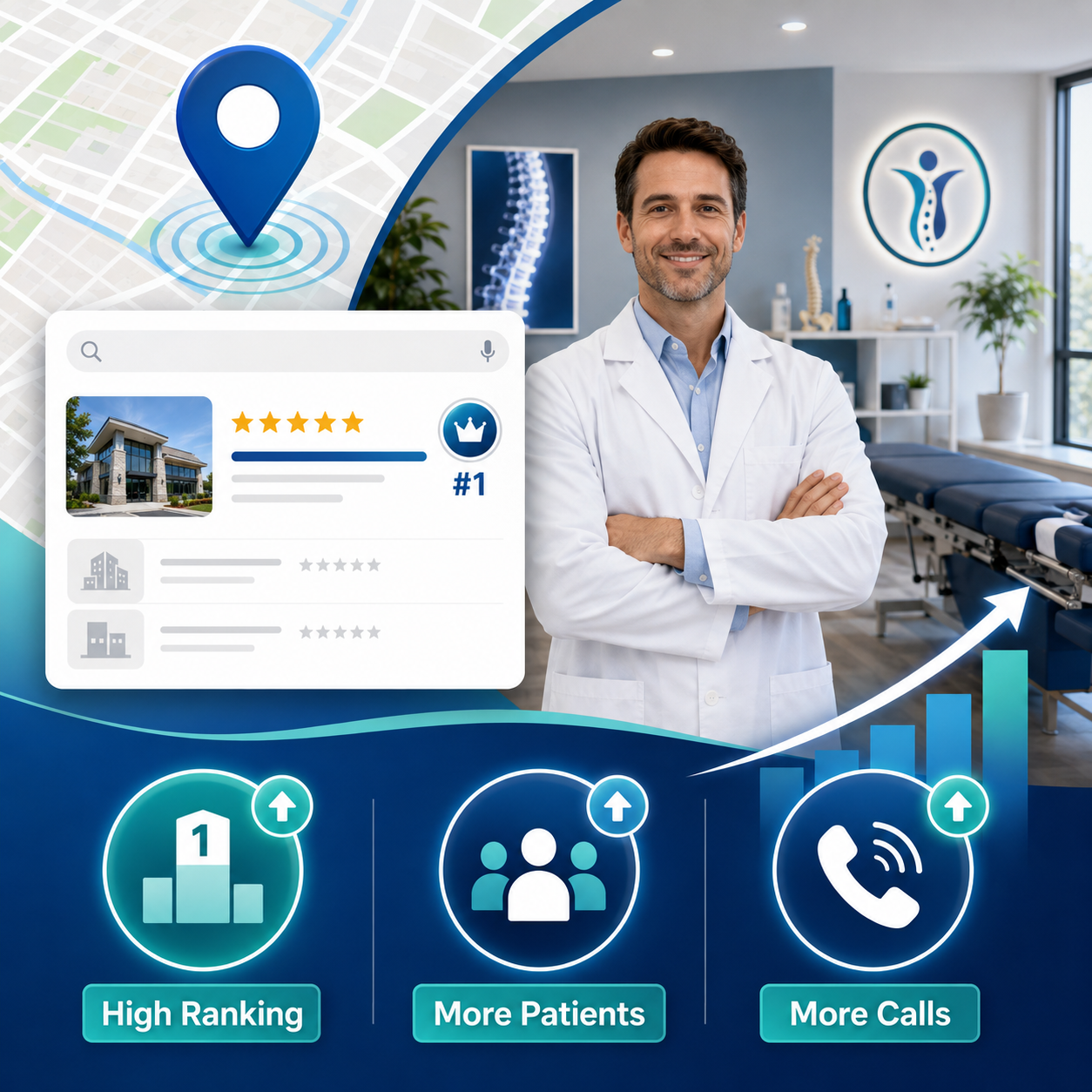 Chiropractic clinic digital marketing results